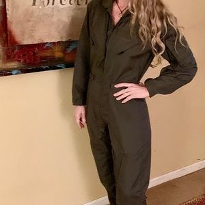 Coveralls, Fire Resistant, Sage Green